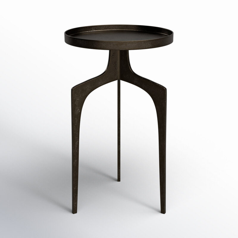 Eton 25" H Aluminum Tray Top Nesting Table