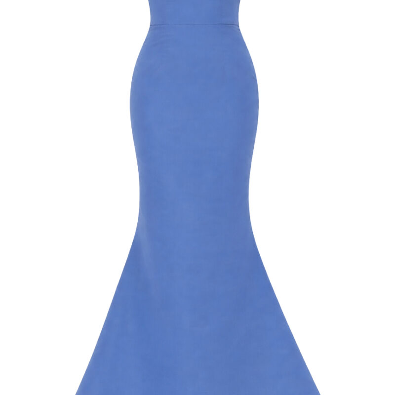 Evelyn Silk Faille Mermaid Gown Alexia Maria Collection