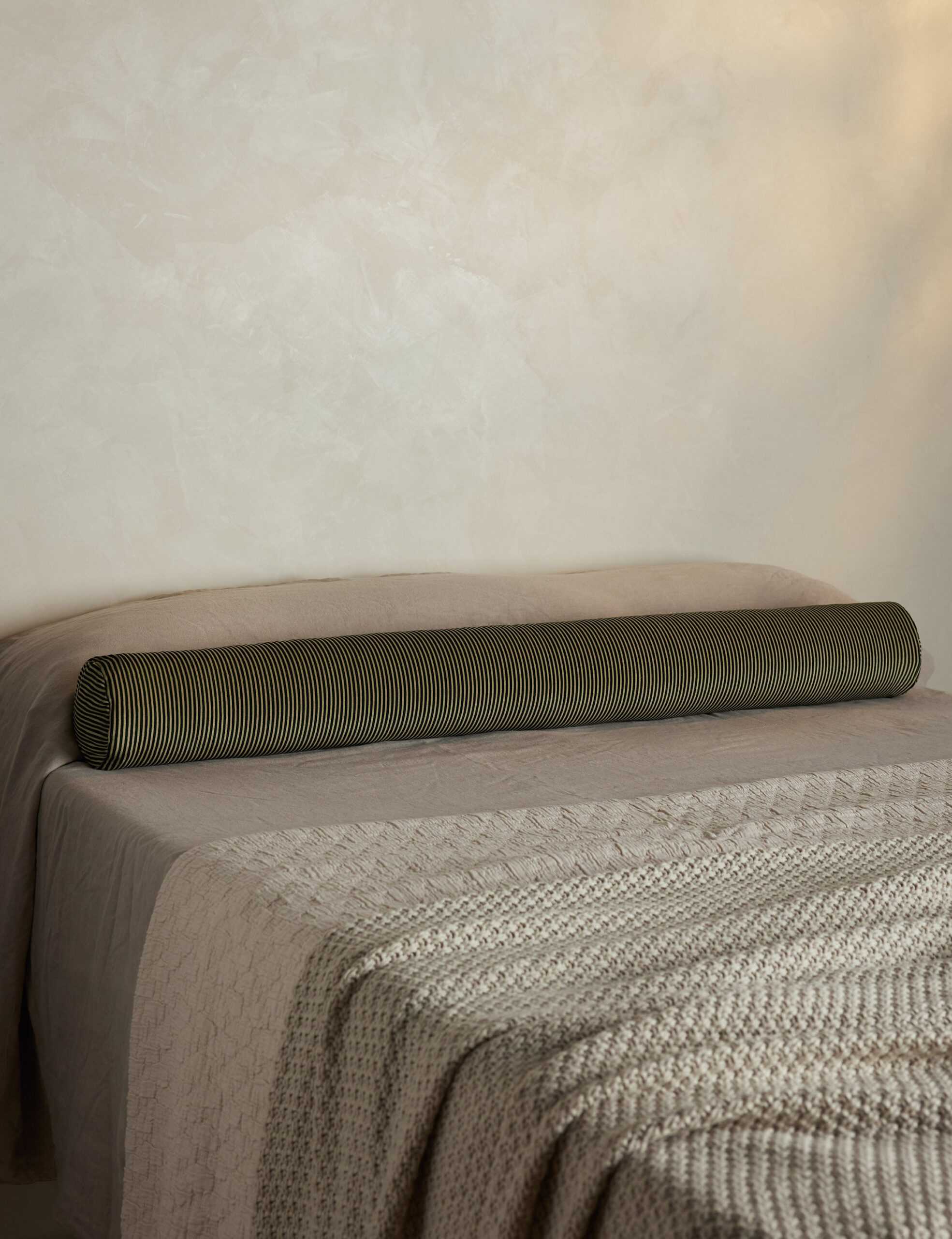 extra long striped bolster