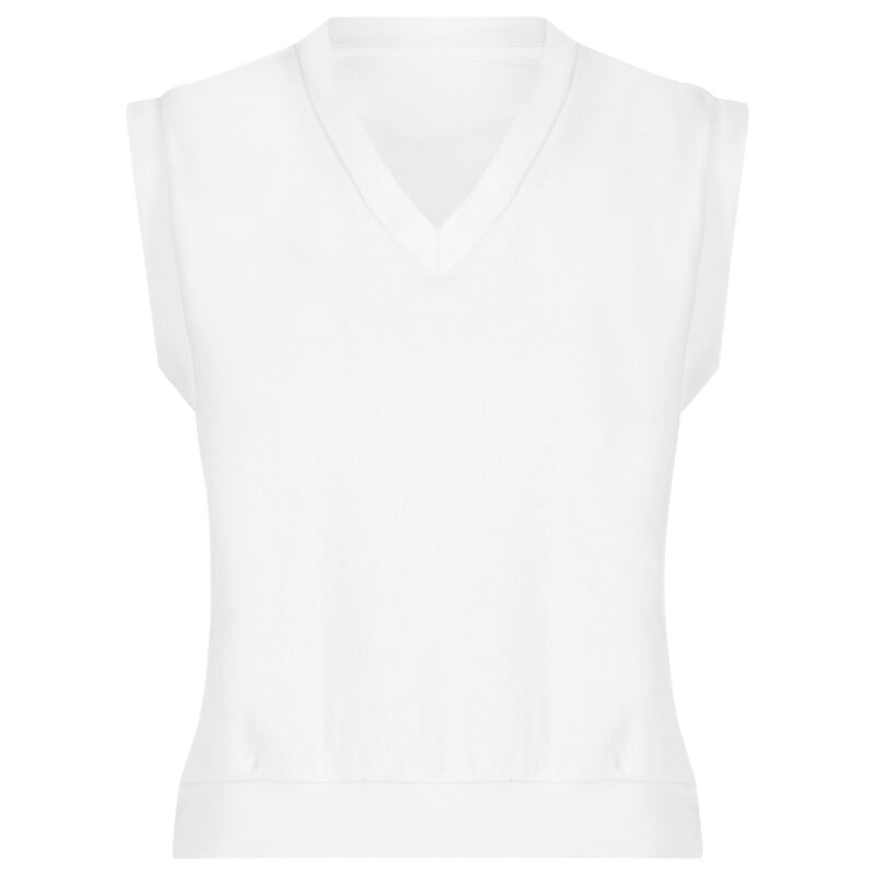 Farrah Vest in White Club and Court