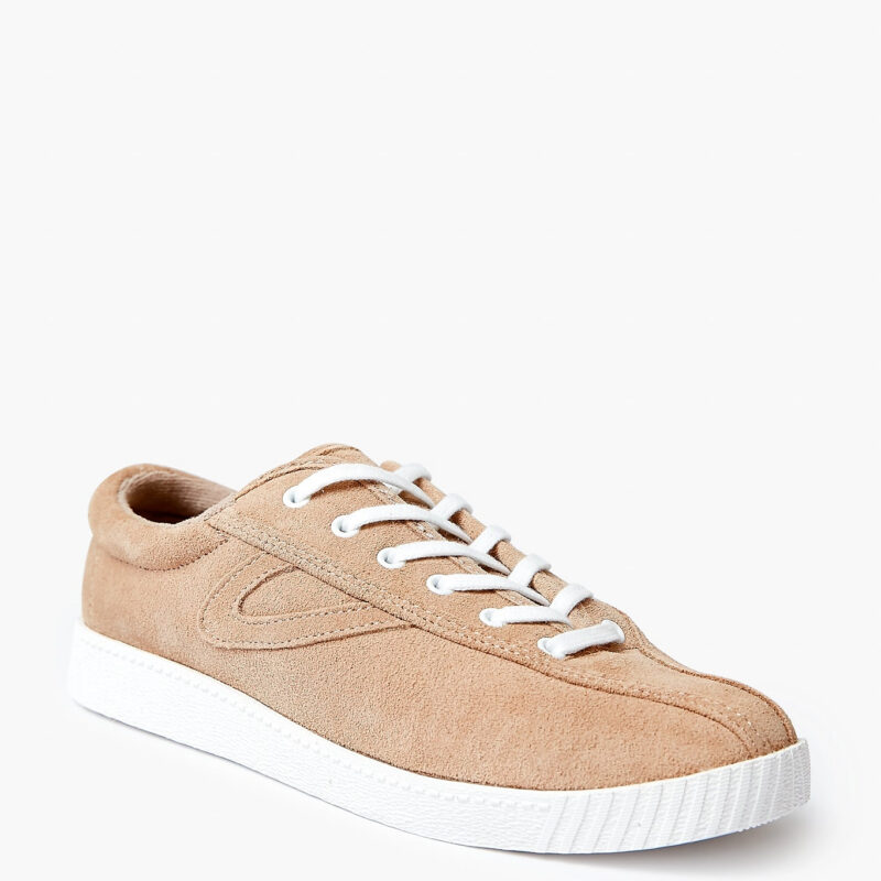 Faux Suede Beige Nylite Sneakers Tretorn