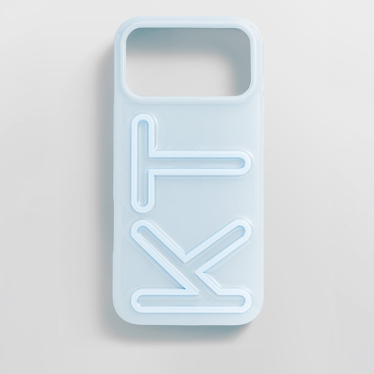 Fine Line Custom iPhone Case - Baby Blue/Baby Blue BaubleBar