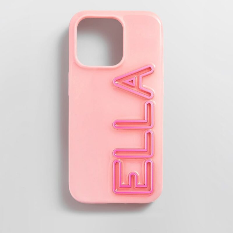 Fine Line Custom iPhone Case - Blush/Pink BaubleBar