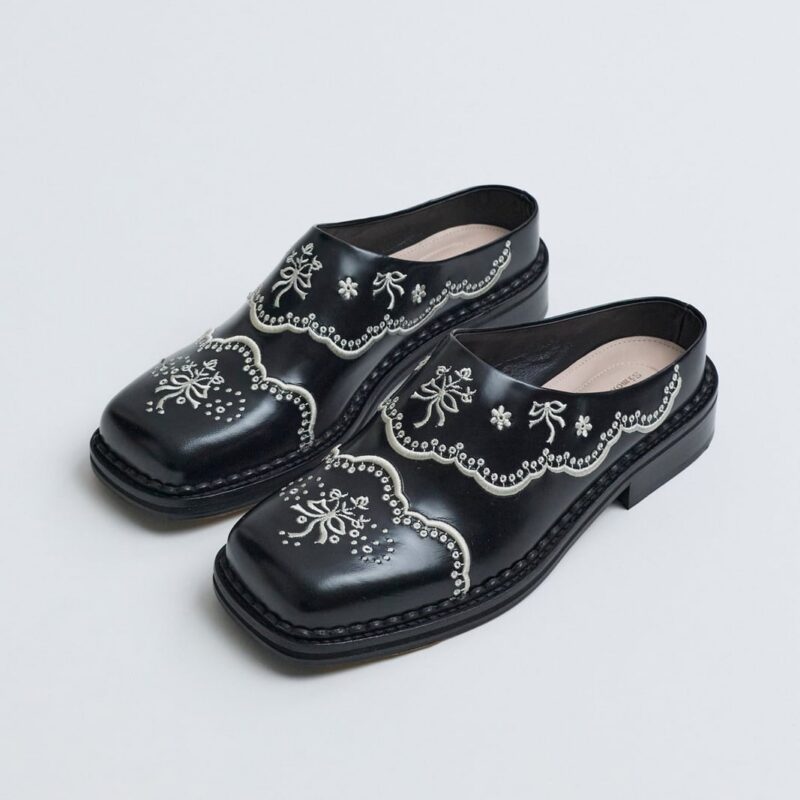 Floral Lace Mule Absolutely Fabrics