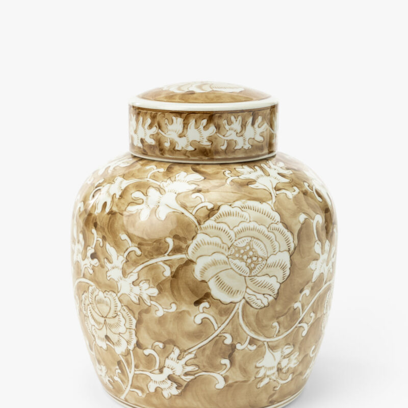 Floral Lidded Jar McGee & Co