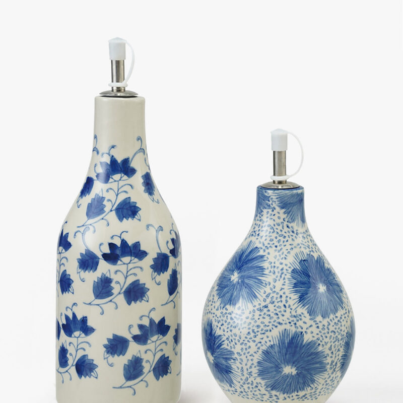 Floral Oil Cruets (Set of 2) McGee & Co