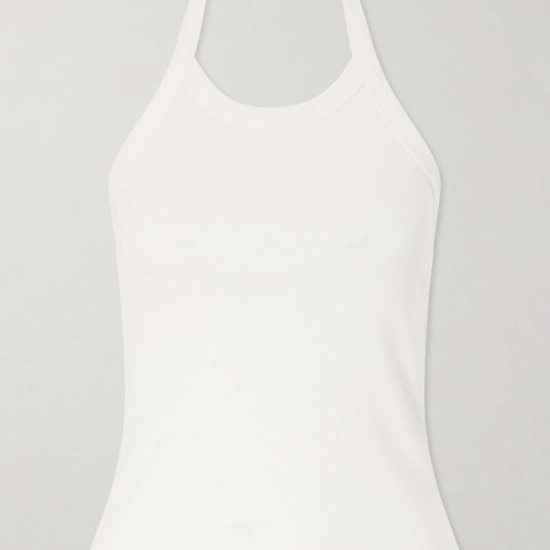 FLORE FLORE Angie organic cotton-jersey halterneck tank