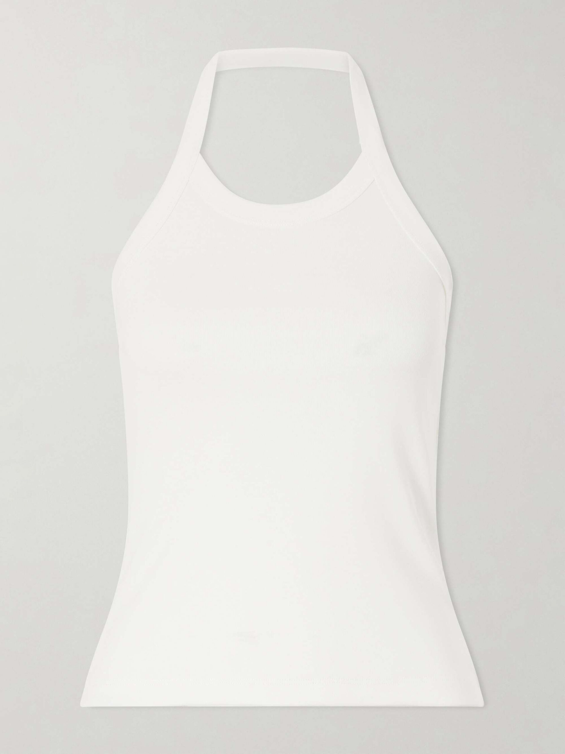 FLORE FLORE Angie organic cotton-jersey halterneck tank