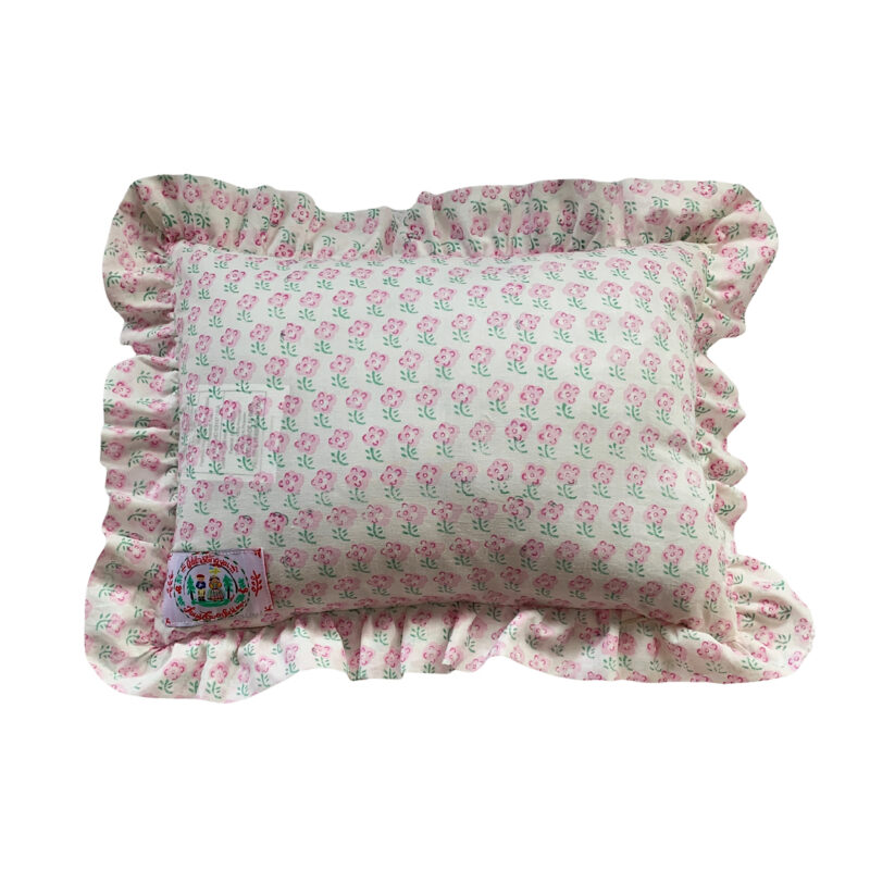 Flower Rectangle Ruffle Pillow Tricia Lowenfield