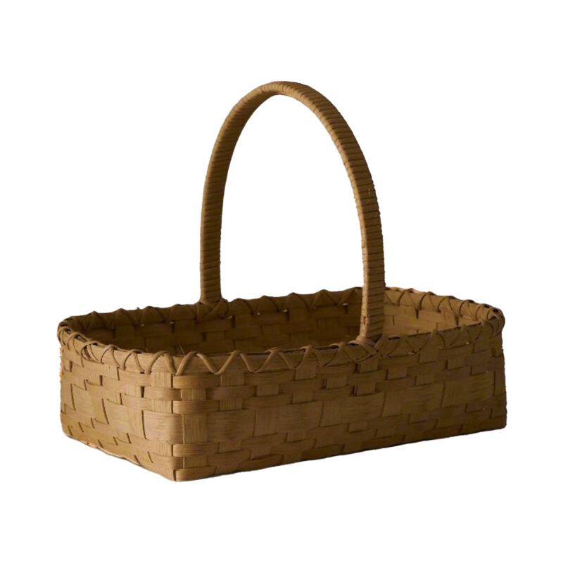 Folk Fleur Hand Basket in Natural Underwater Weaving Studio