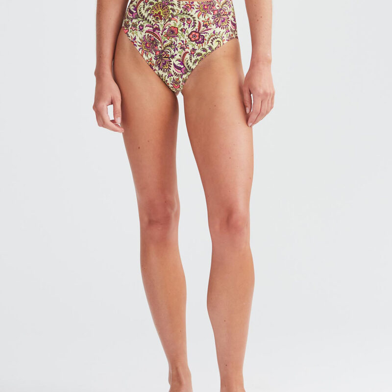 FOLLOW SUIT - The Rose Bottom in Vivid Boteh Follow Suit Swimwear