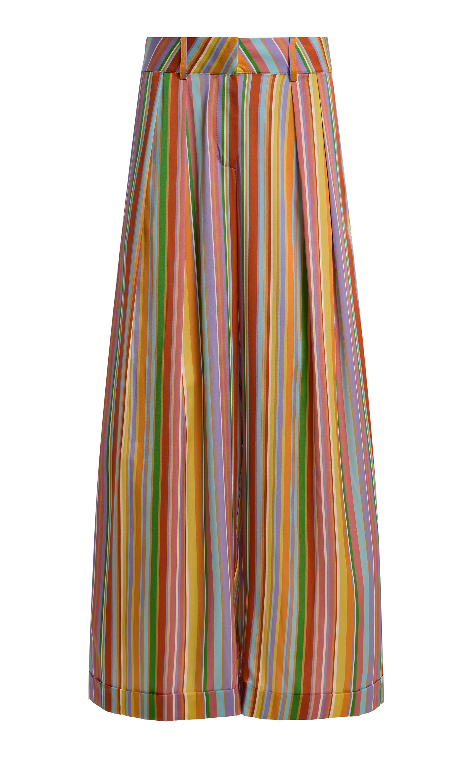 FRANÇOISE - Exclusive La Isla Mila Silk Satin Pants Moda Operandi