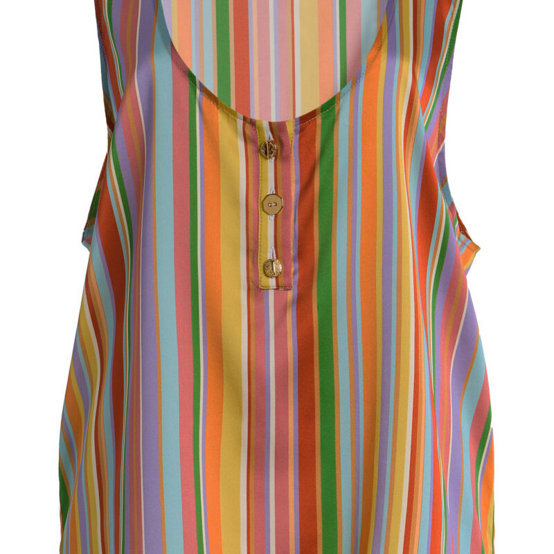 FRANÇOISE - Exclusive La Isla Poppy Silk Satin Tank Top Moda Operandi