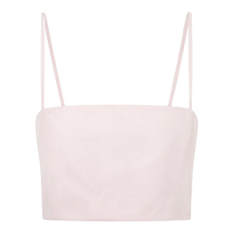 GABRIELA HEARST - Nadir Cropped Cotton-Poplin Top