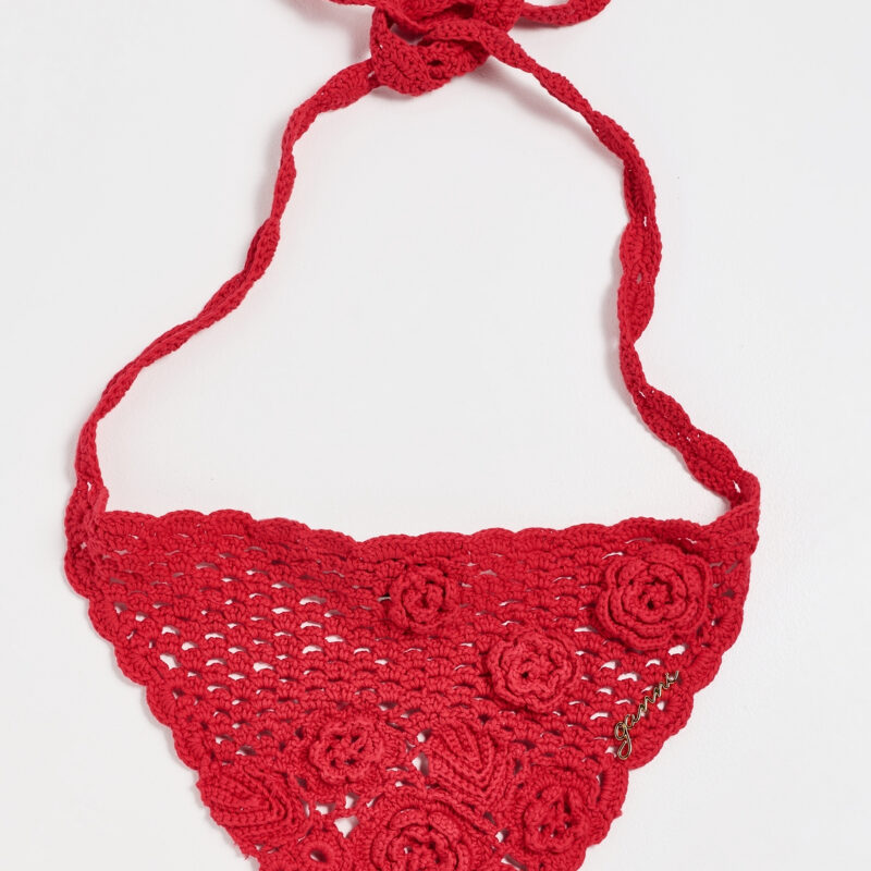 GANNI - Crochet Head Scarf
