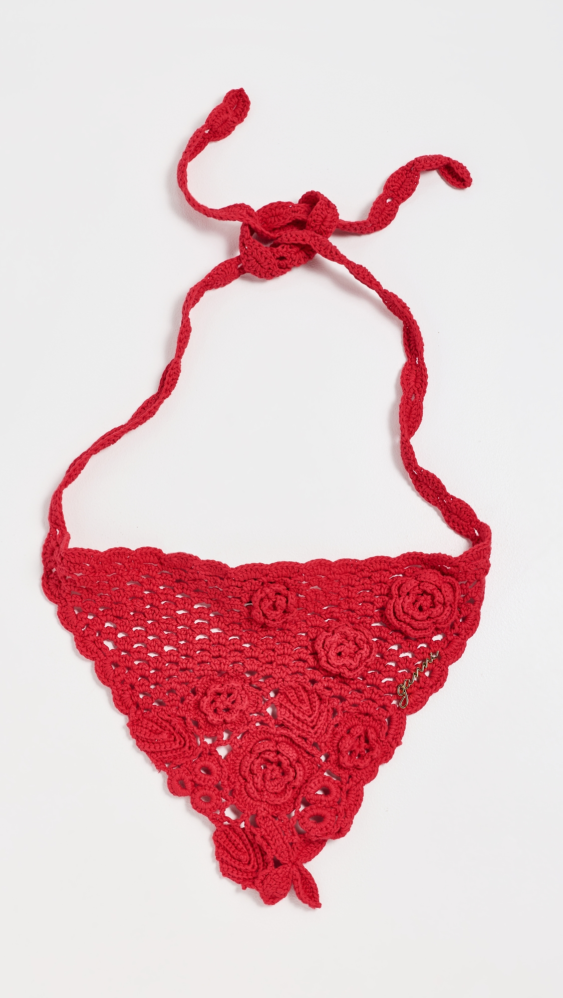 GANNI - Crochet Head Scarf