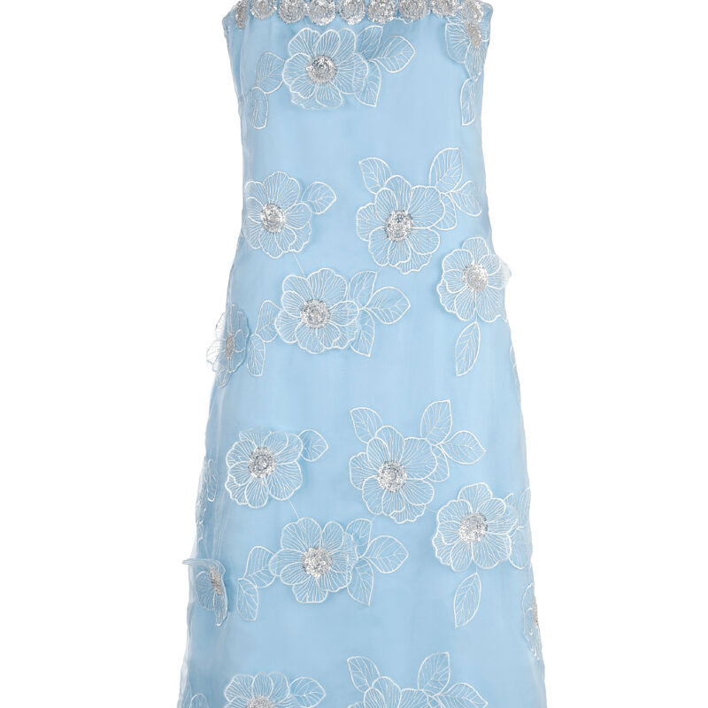 Gardenia Midi In Cornflower Blue Waimari