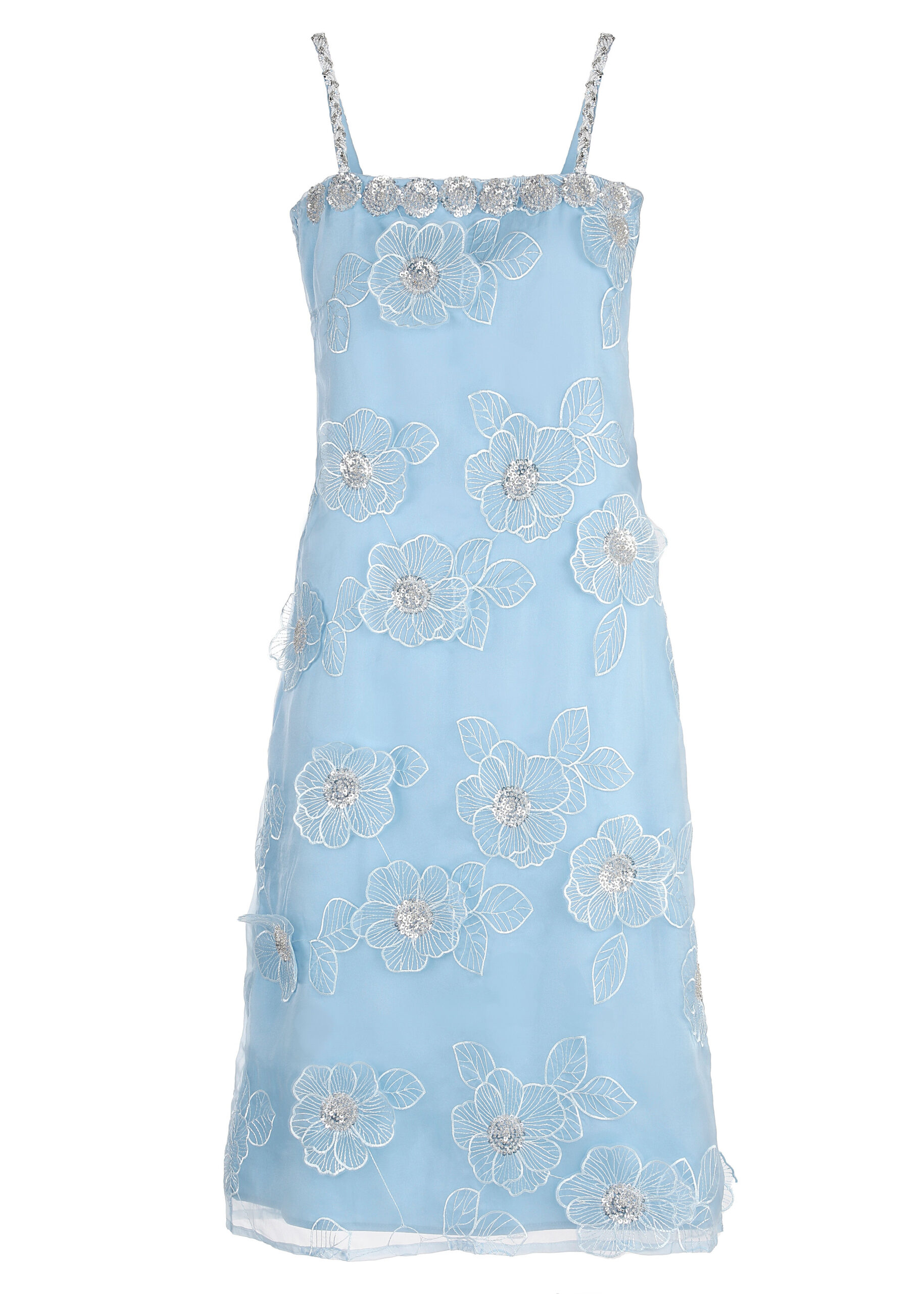 Gardenia Midi In Cornflower Blue Waimari