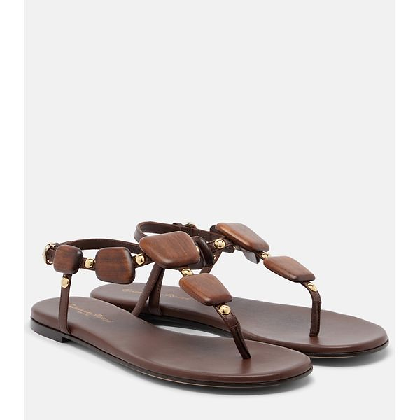 GIANVITO ROSSI | Munduk Thong Sandals Mytheresa