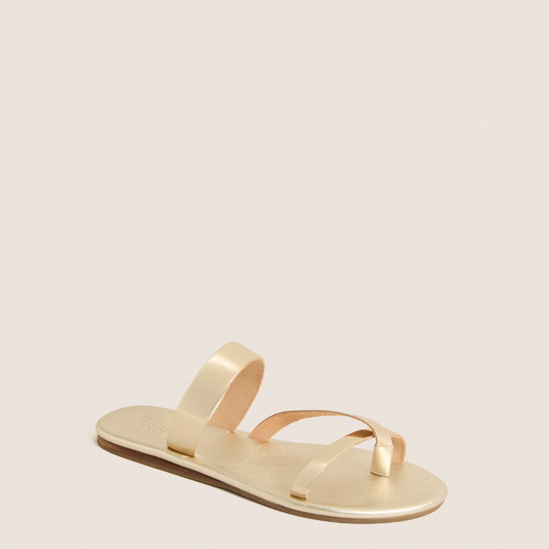 Gold Mirror Daphnae Sandals Ancient Greek Sandals