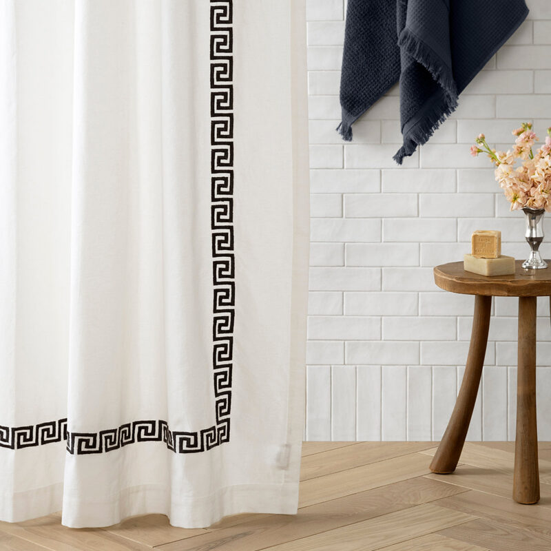 Greek Key Shower Curtain McGee & Co