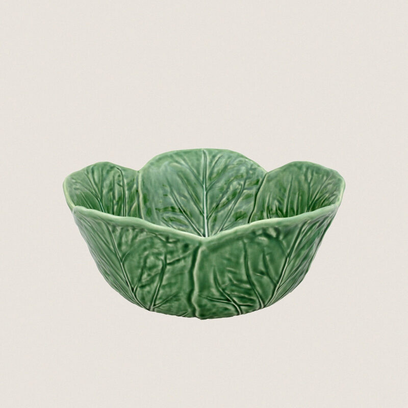 Green Cabbage Small Salad Bowl Bordallo Pinheiro