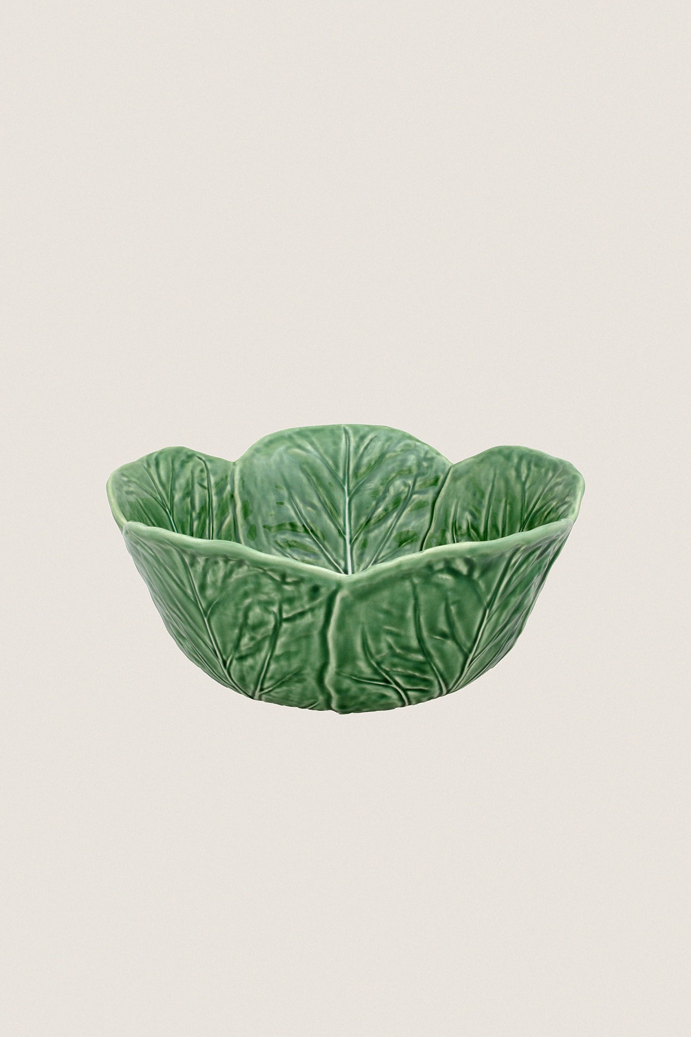 Green Cabbage Small Salad Bowl Bordallo Pinheiro