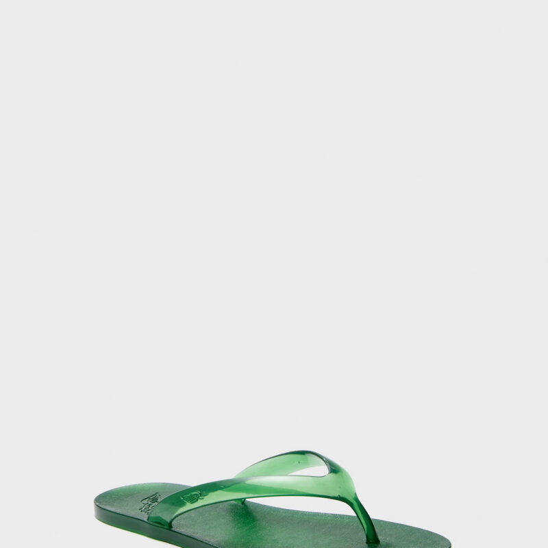 Green Jelly Flip Flops Ancient Greek Sandals