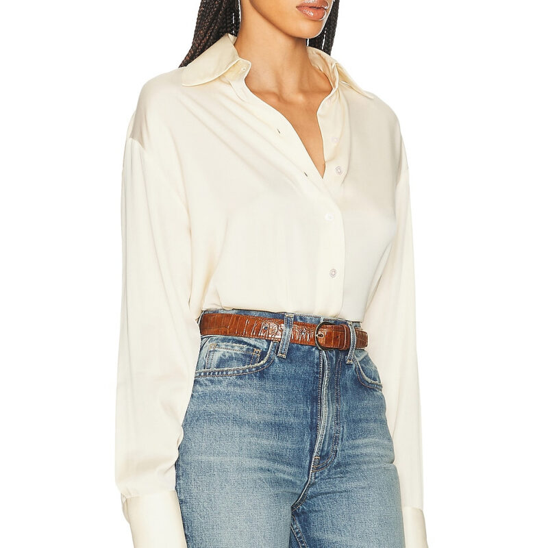 HELSA The Relaxed Silk Shirt