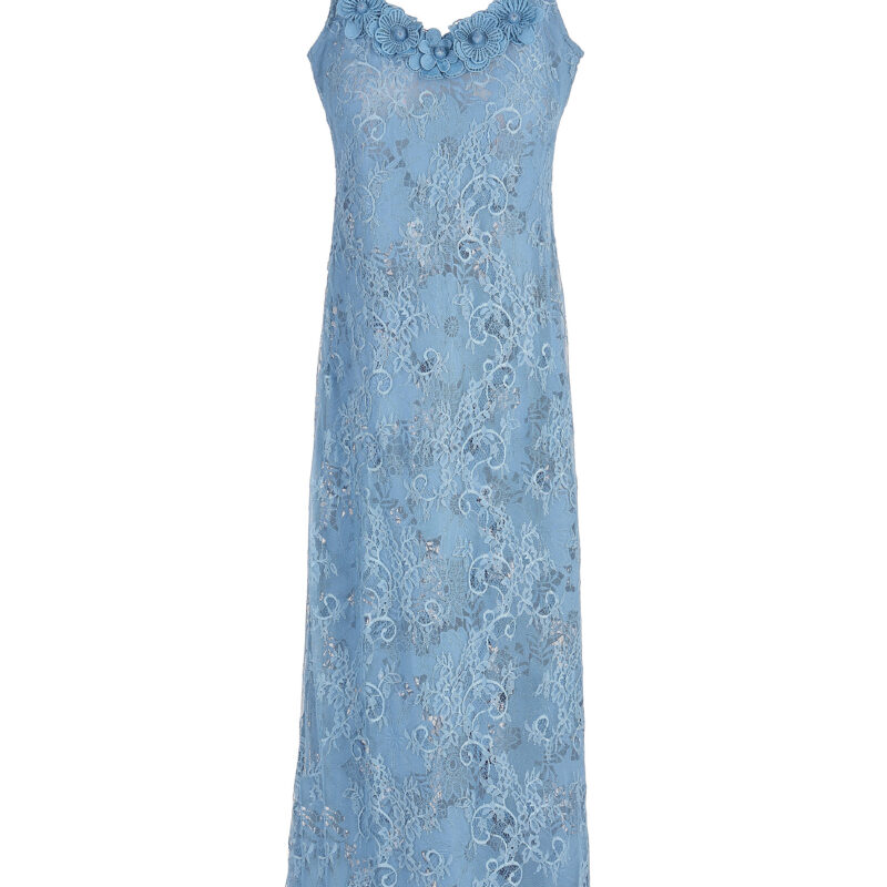 Hera Maxi Dress in Cornflower Blue Waimari