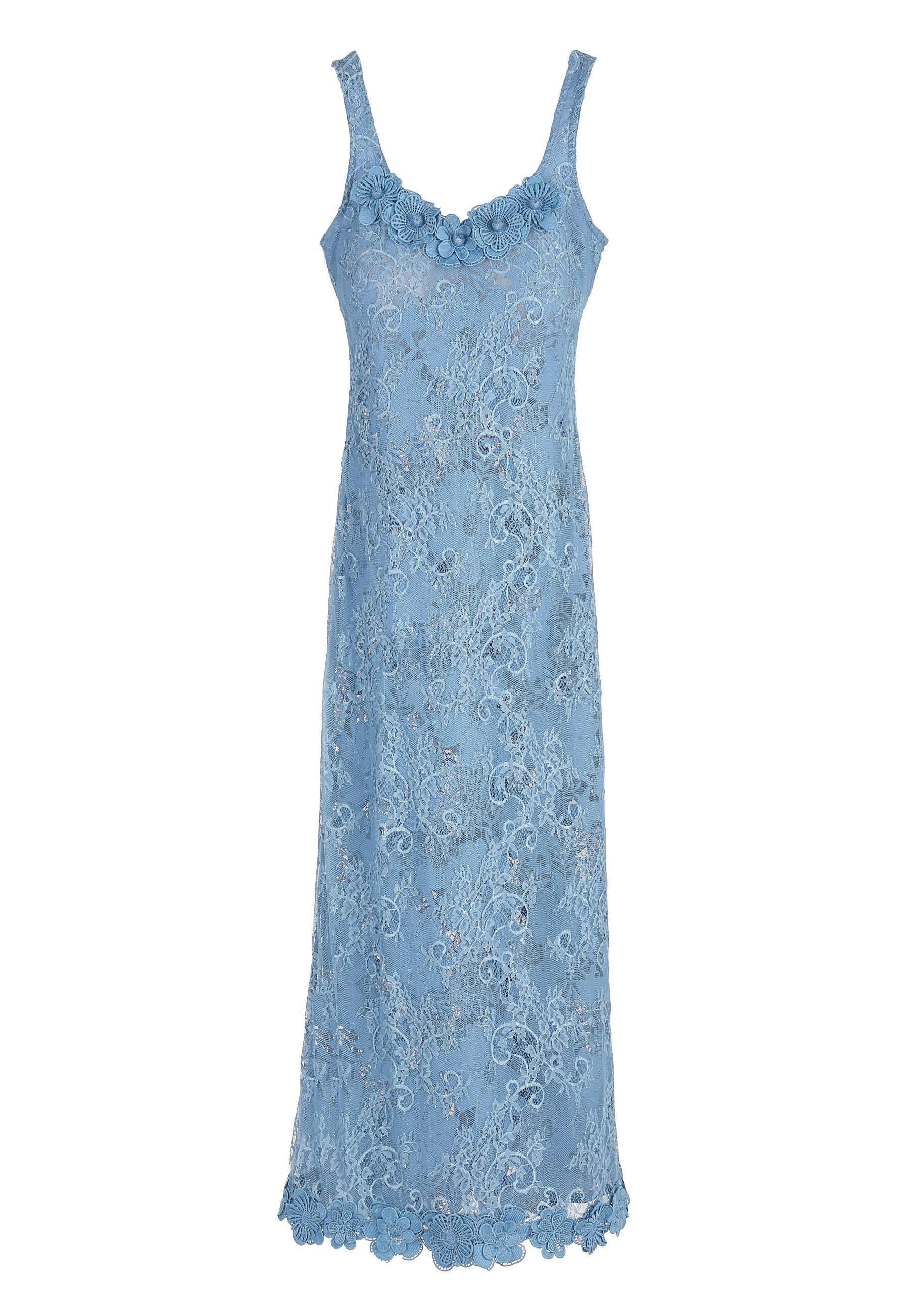 Hera Maxi Dress in Cornflower Blue Waimari