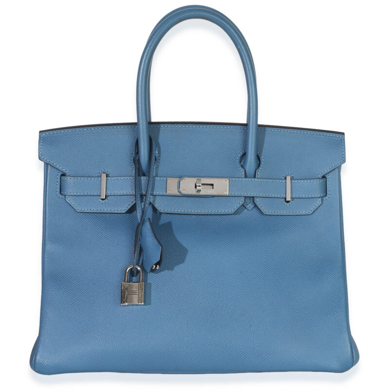 Hermès Bleu Brighton Epsom Birkin 30 PHW The Heritage Collection