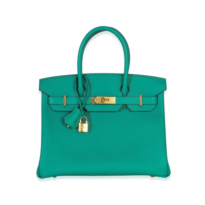 Hermès Vert Jade Epsom Birkin 30 GHW The Heritage Collection