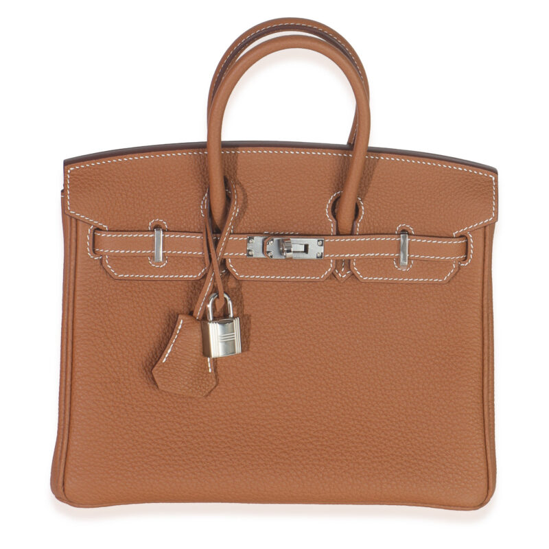 Hermes Gold Togo Birkin 25 PHW The Heritage Collection