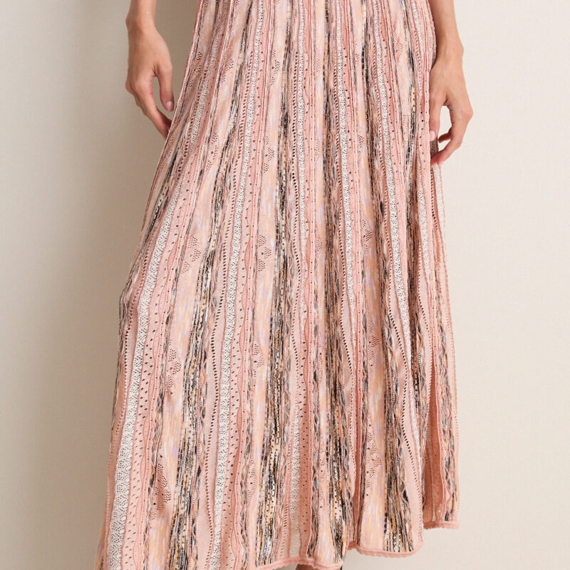 Hibiscus Clio Knit Midi Skirt Ulla Johnson