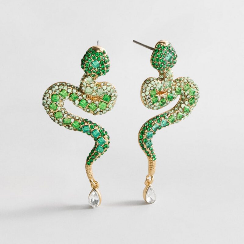 Hiss and Tell Snake Earrings BaubleBar