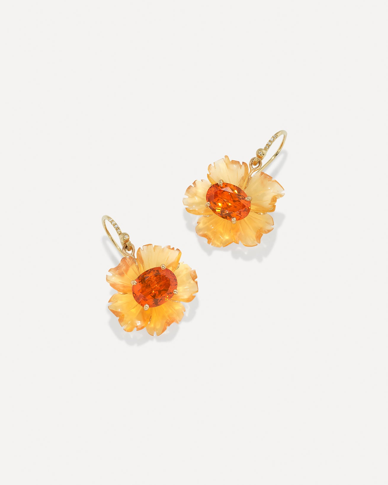 IRENE NEUWIRTH - One of a Kind Tropical Flower Earrings