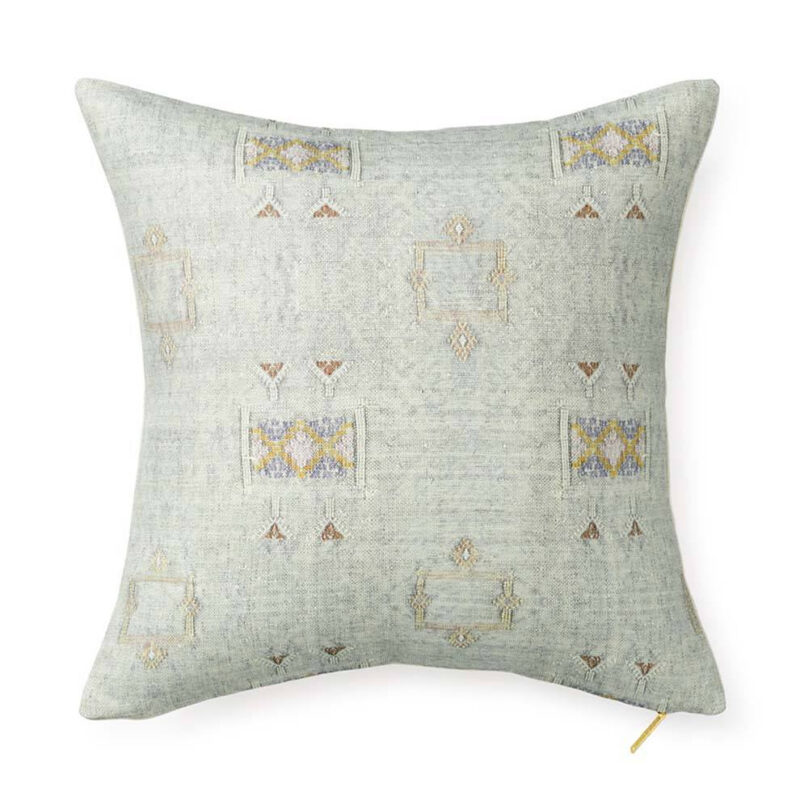 Iris Cactus Silk Pillow St. Frank