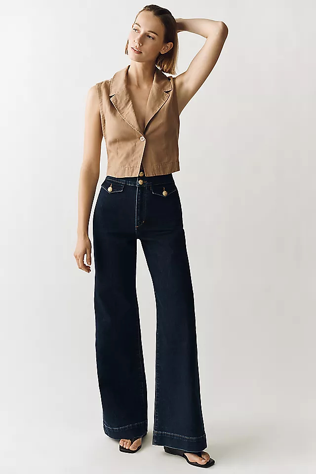 Joe's Jeans Ellia Ankle High-Rise Wide-Leg Jeans Anthropologie