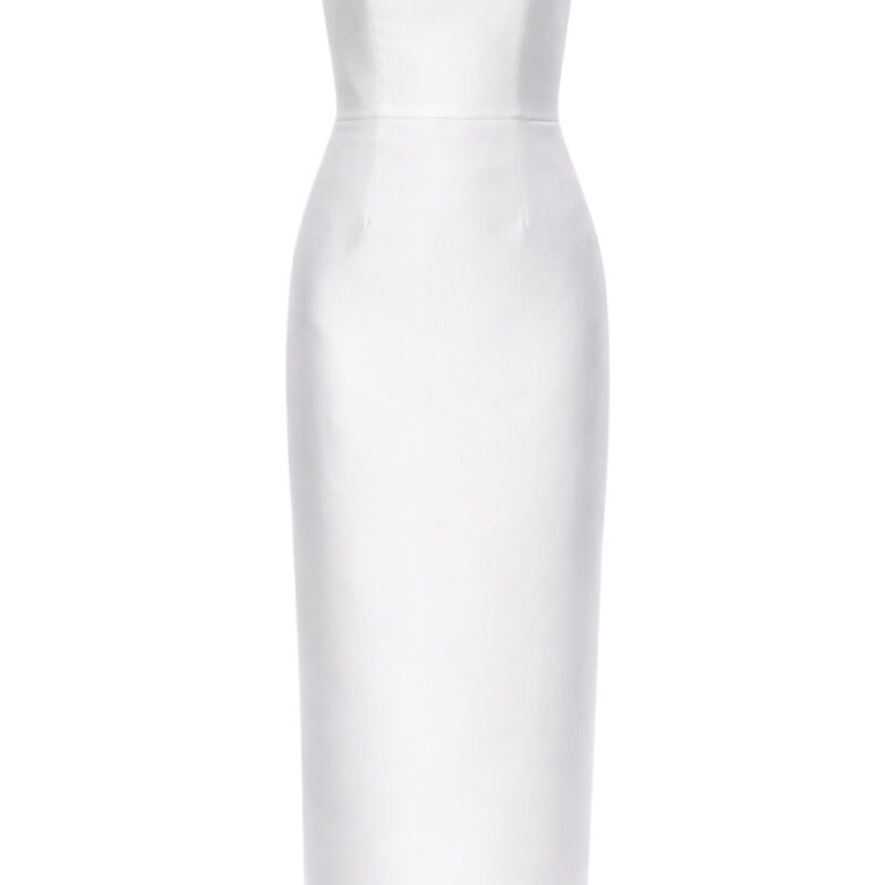 Juliette Silk and Wool Midi Dress Alexia Maria Collection