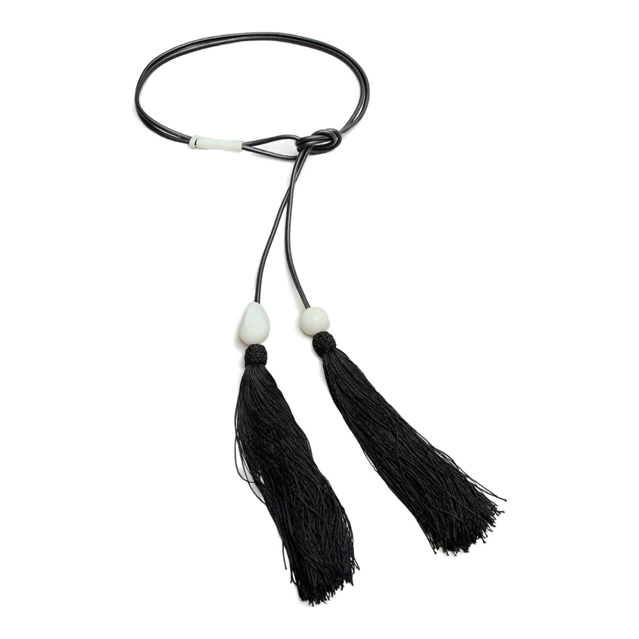 KALLMEYER | Cordo Double Tassel Belt In Leather Kallmeyer