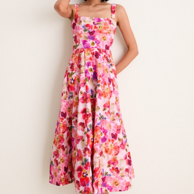 Kinjaro Garden Sabrina Dress Saloni