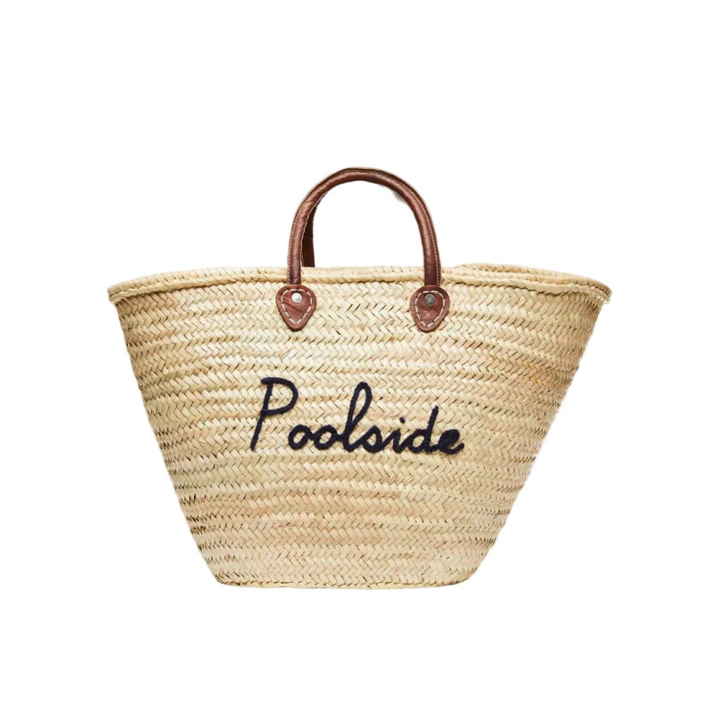 Large Beach Tote, Short Handles Poolside