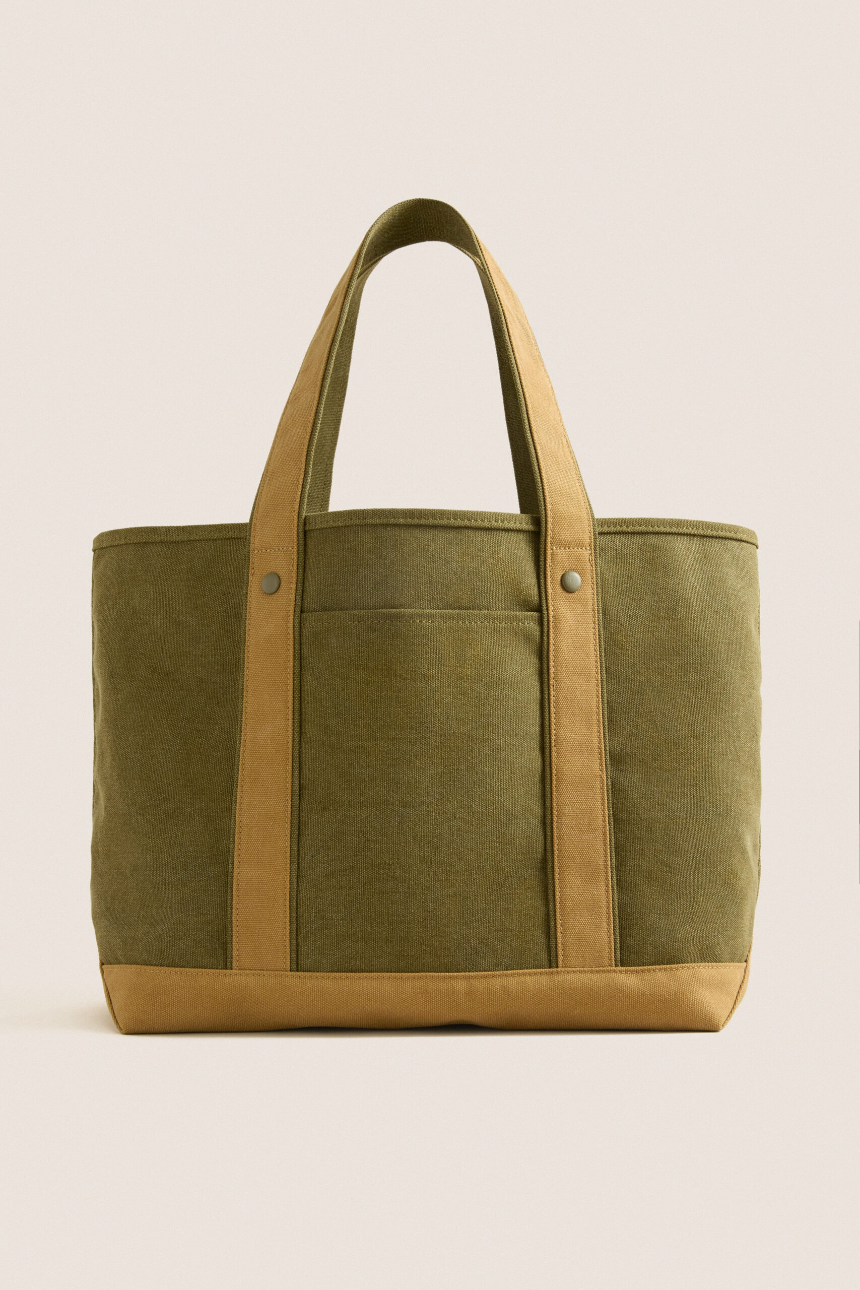Large Olive Heritage Canvas Tote Tuckernuck Accessories