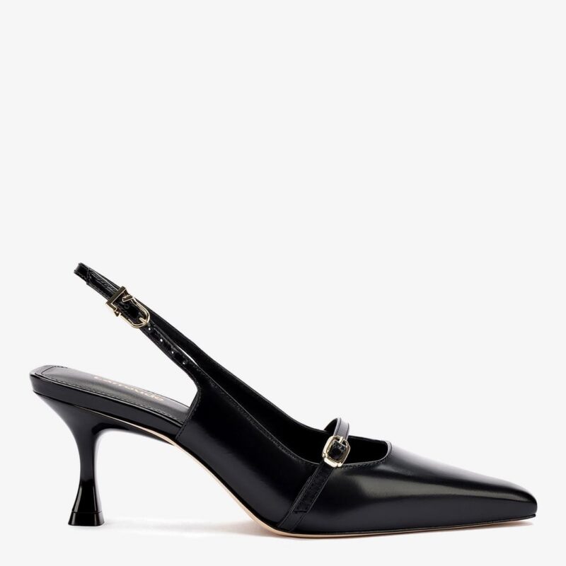 LARROUDÉ | Ines Velvet Pump 65mm Heel