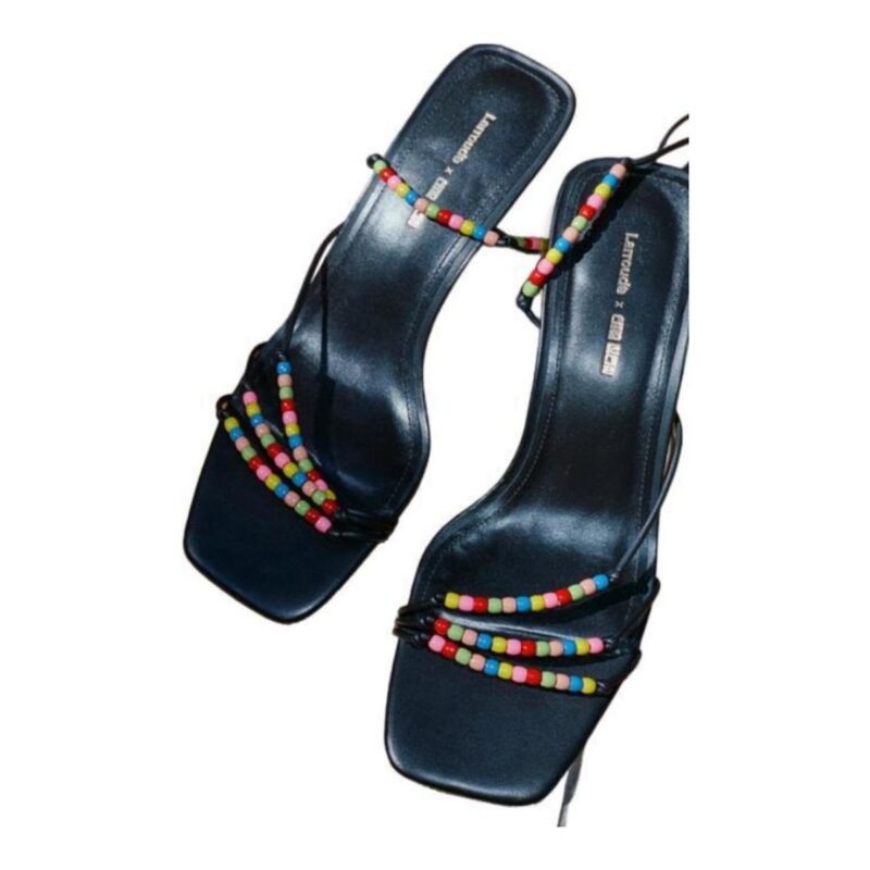 LARROUDÉ | Larroudé x Ciao Lucia: Eloisa Sandal Leather