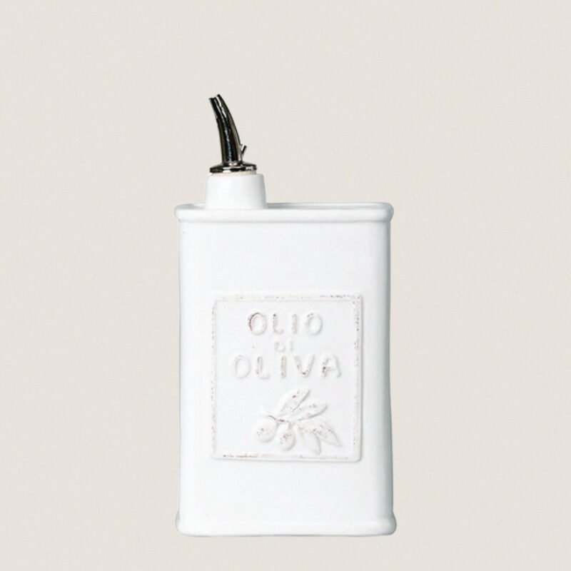 Lastra White Olive Oil Can Vietri