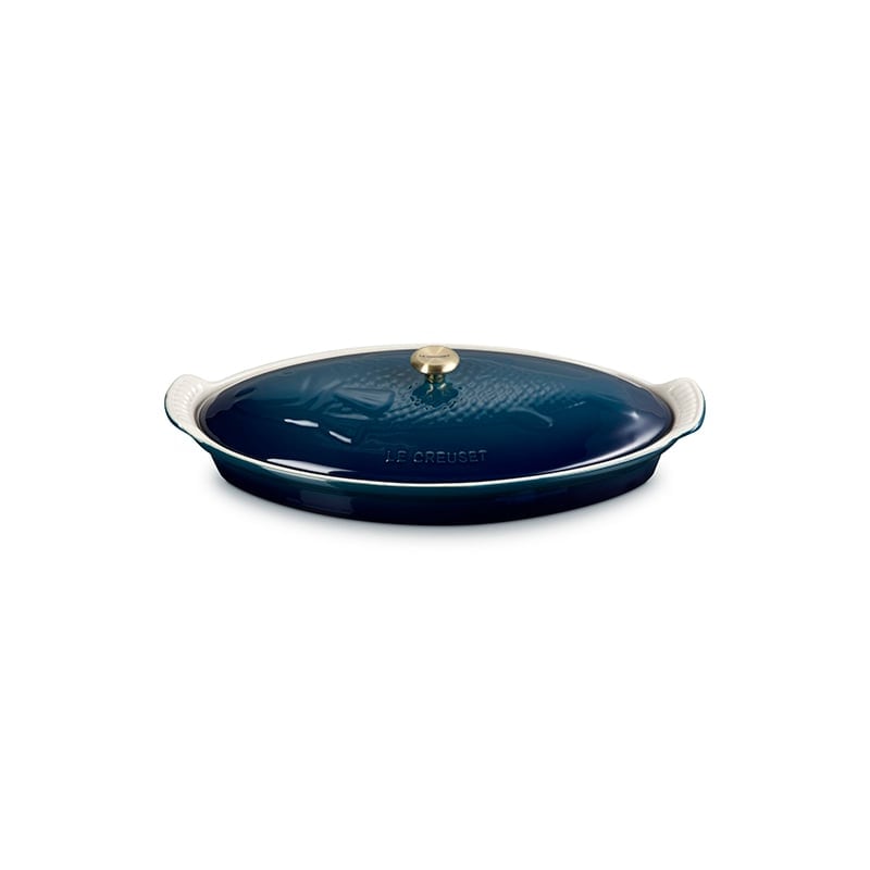 Le Creuset Heritage Fish Baker 1 7 Qt. - Agave