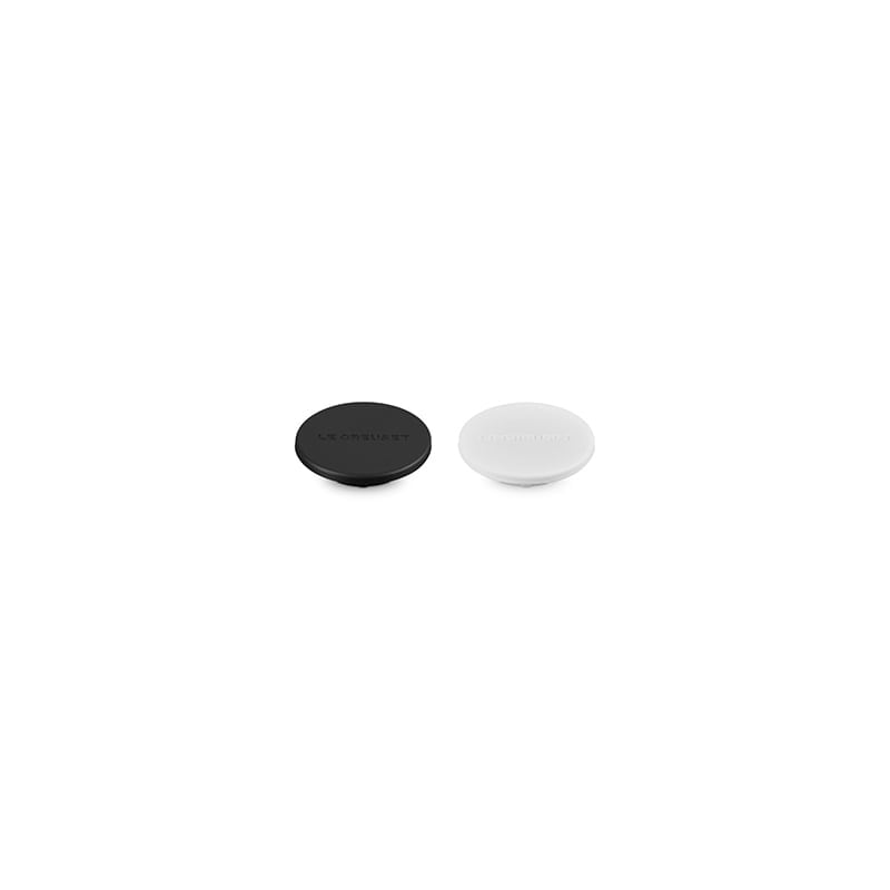 Le Creuset Mill Caps Set of 2 1 - Black and White