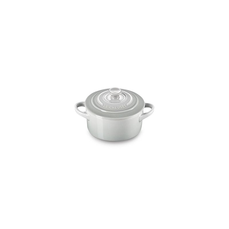 Le Creuset Mini Cocotte with Gold Heart Knob - French Grey